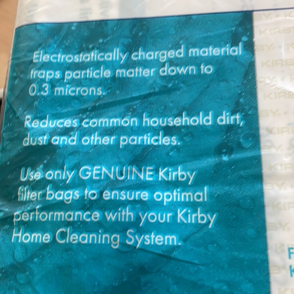 KIRBY Vacuum System Filter Bags F style & twist style - Picture 2 of 3